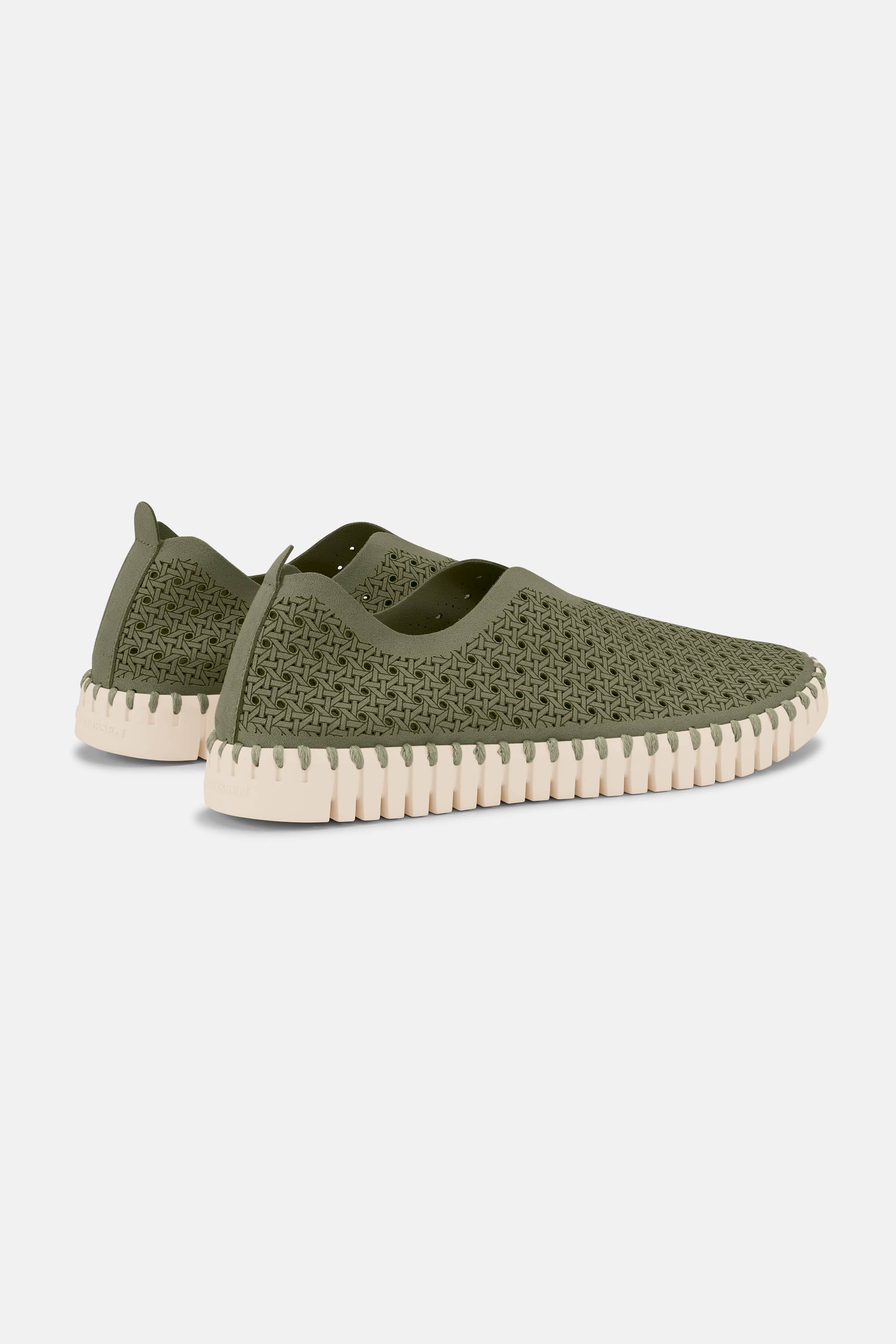 Tulip Sko - Army Pearled Ivory
